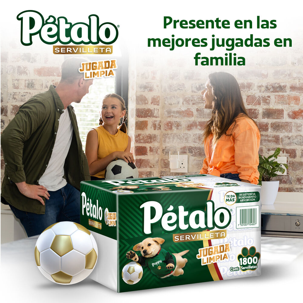 Servilleta Hoja Sencilla P&eacute;talo 4 / 450 hojas image number 3